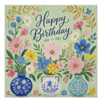 Un Trio de Fleurs d'Anniversaire