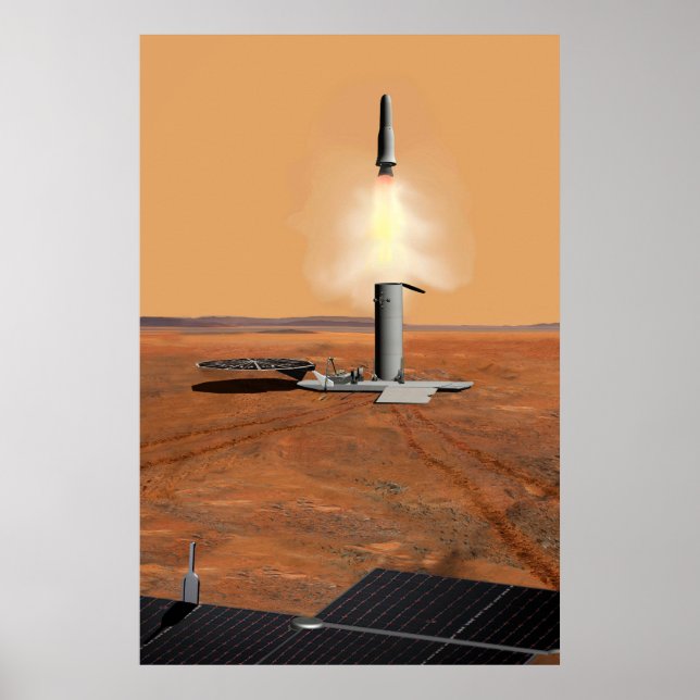 Poster Un Véhicule Ascent Quittant Mars. 2 (Devant)
