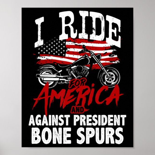 Poster Un Vélo Anti-Trump Résiste Contre Le Président Bon (Devant)