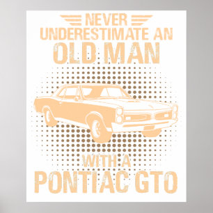 Poster Un vieil homme Pontiac Gto 1967