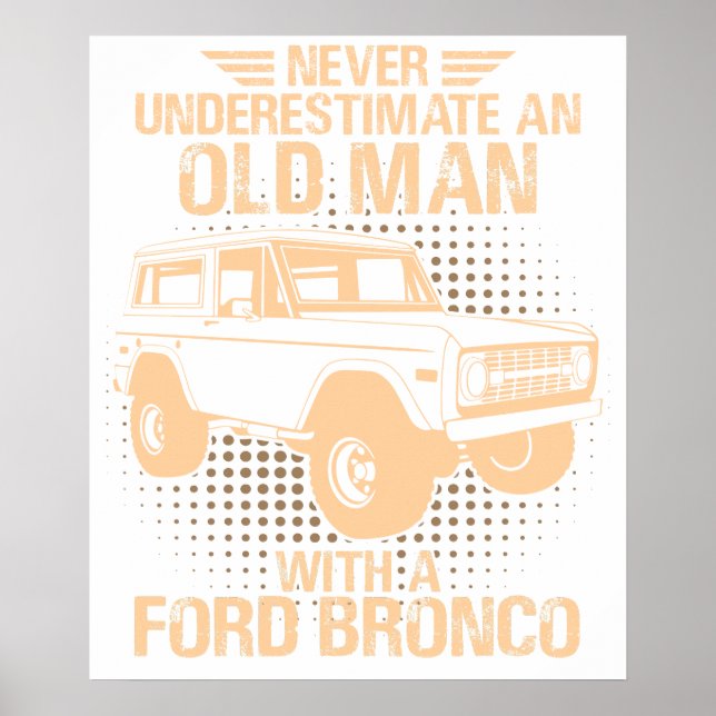 Poster Un vieux Ford Bronco (Devant)