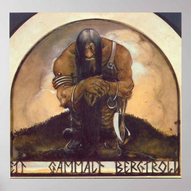 Poster Un vieux troll de montagne (Devant)