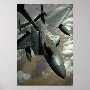 Poster Un voleur F-22 de l'armée de l'air américaine est 