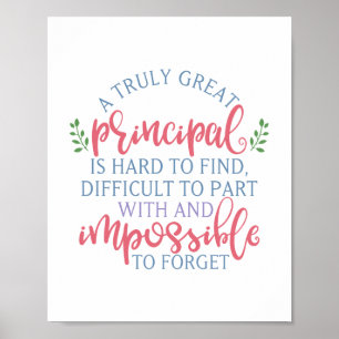 Poster Un Vraiment Grand Principal Dit Drôle