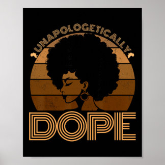 Poster Unapologetically Drug Black Afro Design Black Hist