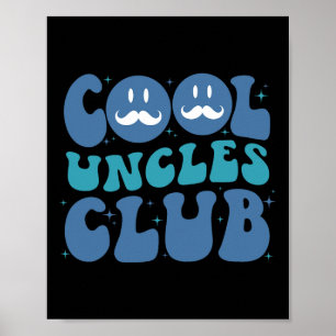 Poster Uncles Club Super Retro Fête des pères Nouveau Onc