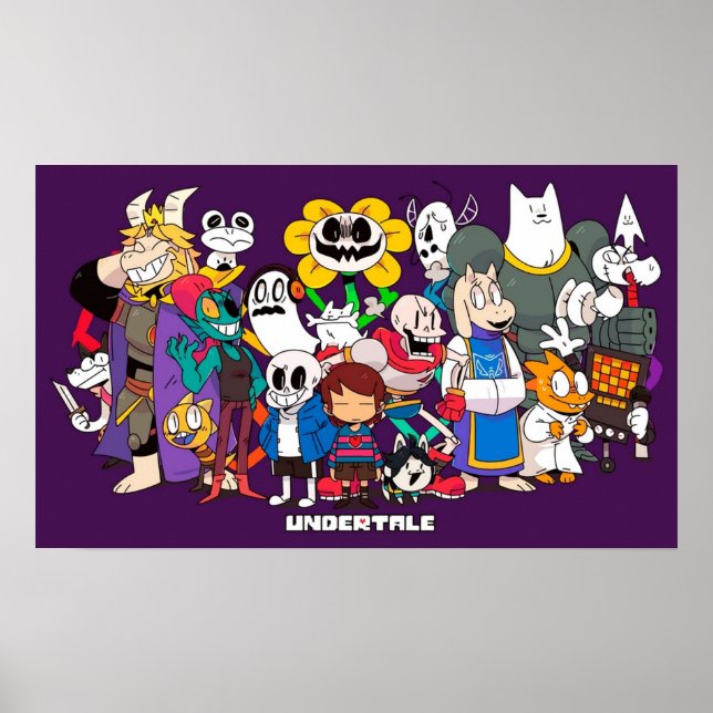 Poster Undertale Adventure (Devant)
