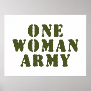 POSTER UNE ARMÉE FEMME
