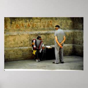 Poster Une assistance d'une, Valence, Espagne