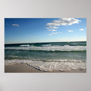 Poster Une autre journée à la Beach Poster, S Cyr