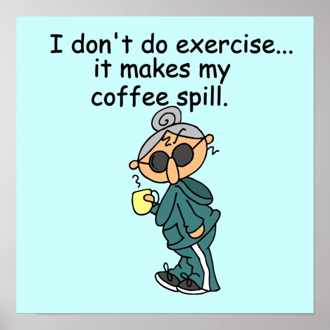 Poster Une Autre Raison De Ne Pas Exercer (Devant)