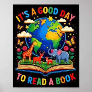 Poster une Bonne Journée pour Lire un Livre Jour du Livre