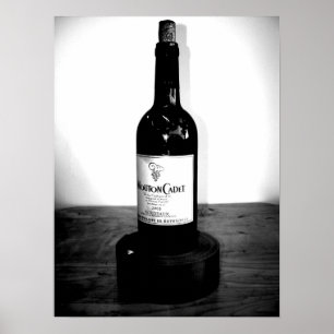 Poster Une bouteille de vin