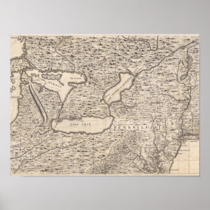 Poster Une carte de l'Empire Britannique en feuille 6 de