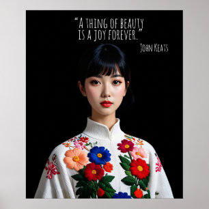 Poster Une chose de beauté est une joie pour toujours