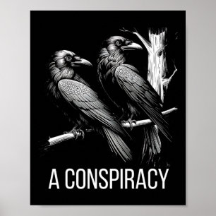 Poster Une Conspiration De Ravens Gothique Raven Dark Aca
