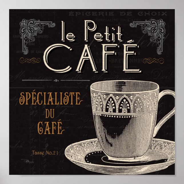 Poster Une coupe contemporaine de café (Devant)