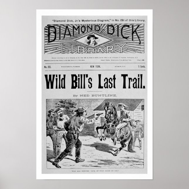 Poster Une couverture de 'Wild Bill's Dernier Trail', un  (Devant)