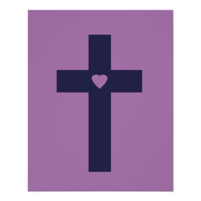 Poster Une croix au coeur (Devant)