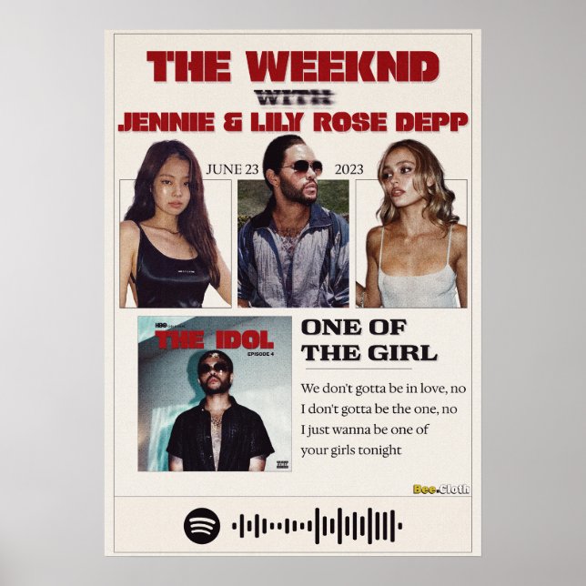 Poster Une de la fille (Devant)