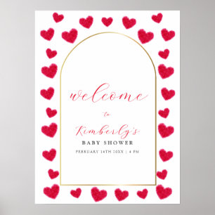 Poster Une douce petite chérie Arche Bienvenue à la baby 