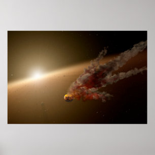 Poster Une Énorme Éruption Autour De L'Étoile Ngc 2547-Id