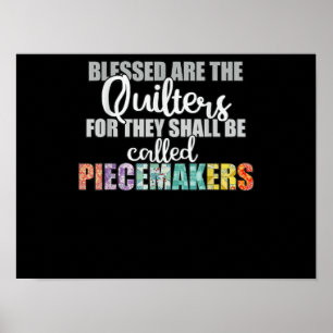 Poster Une équipe de Piecemaker Crochet, Quilting Sewing