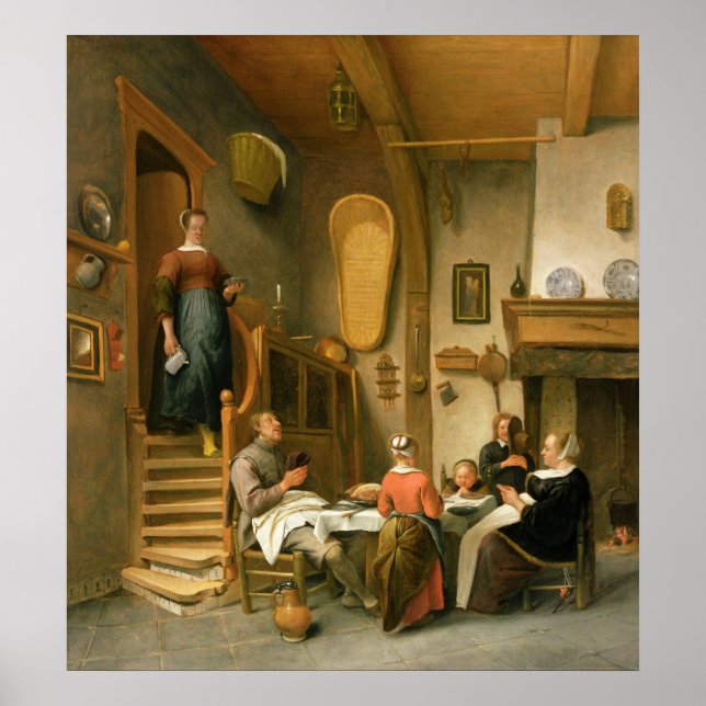 Poster Une famille qui dit grâce (Devant)