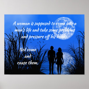 Poster Une femme dans la vie d'un homme