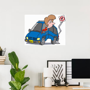 Poster Une Femme Dans Un Accident