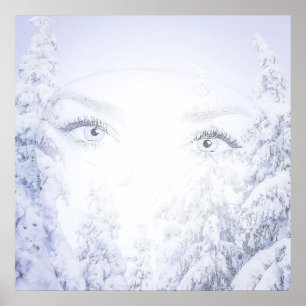 Poster Une femme regarde