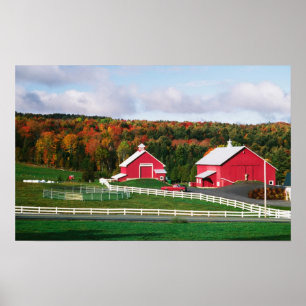Poster Une ferme dans le Vermont près de Peacham. DISPONI