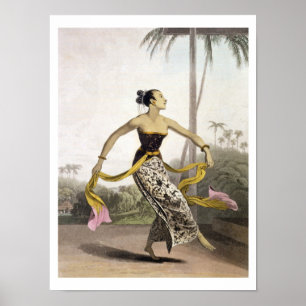 Poster Une fille de Ronggeng ou de danse, plaquent 21 du