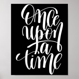 Poster Une fois un gif à temps (citation positive)
