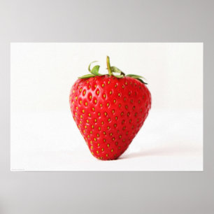 Poster Une fraise rouge wapcnm