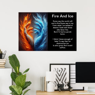 Poster Une fusion de feu et de glace