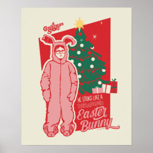 Poster Une histoire de Noël   Lapin De Pâques Dérangé