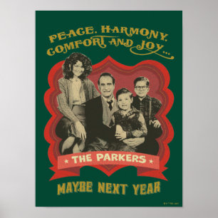 Poster Une histoire de Noël Paix, Harmonie, Confort & J