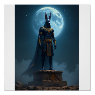 Poster Une image CGI très détaillée d'Anubi