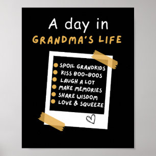 Poster - Une journée dans la vie de grand-mère