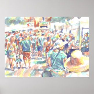 POSTER UNE JOURNÉE ENSOLEILLÉE À L'ANN ARBOR ART FAIR