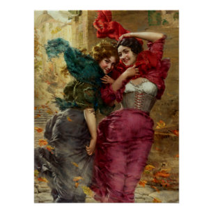 Poster Une journée venteuse par Gaetano Bellei