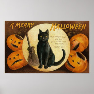 Poster Une joyeuse Halloween