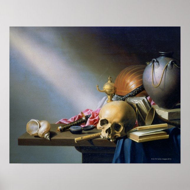 Poster Une légende des vanités de la vie humaine (Devant)