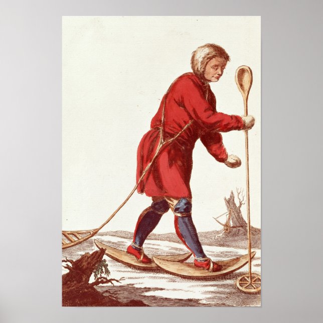 Poster Une mine de chasse Ostiak (Devant)