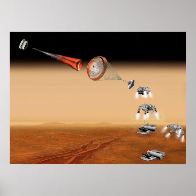 Poster Une Mission De Retour D'Échantillon De Mars Propos (Devant)
