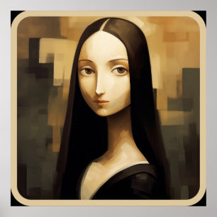 Poster Une Mona Lisa réimaginé, un classique mais aussi n