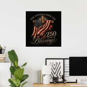 Poster Une nation sous Dieu 250 ans