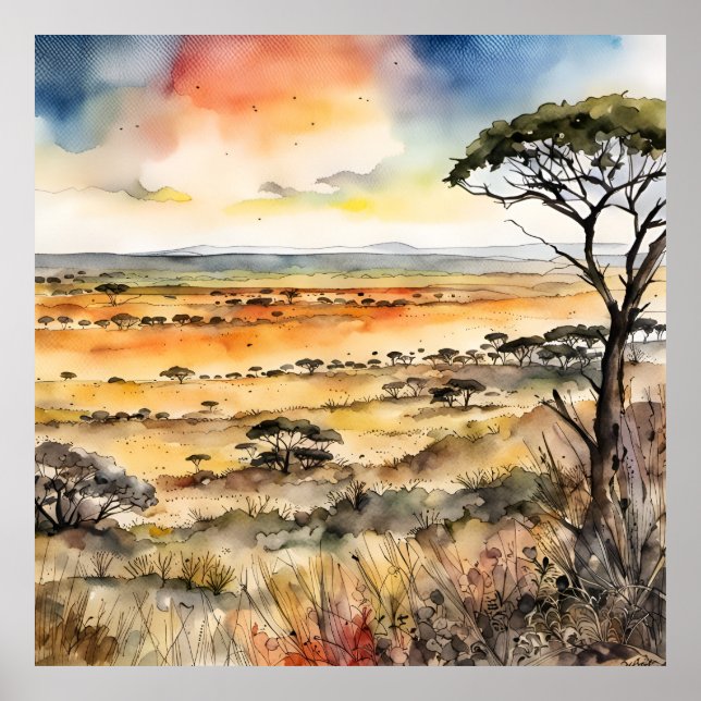 Poster Une nature sauvage africaine dévoilée (Devant)