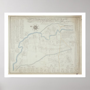 Poster Une nouvelle carte correcte du marais Hackney, 174